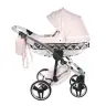 Junama Heart 06 Pink silver Bērnu rati 3in1