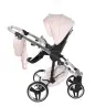 Junama Heart 06 Pink silver Bērnu rati 3in1