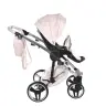 Junama Heart 06 Pink silver Bērnu rati 3in1
