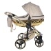 Junama Heart 07 Beige gold Bērnu rati 2in1