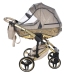 Junama Heart 07 Beige gold Bērnu rati 2in1