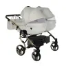 Junama Individual Duo White Gold Dvīņu rati 2in1