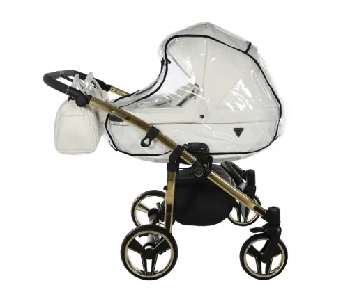 Junama Individual Duo White Gold Dvīņu rati 2in1