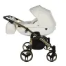 Junama Individual Duo White Gold Dvīņu rati 2in1