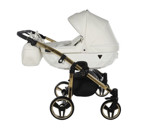 Junama Individual Duo White Gold Dvīņu rati 3in1