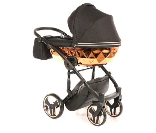 Junama Mirror Col.01 Rose gold Bērnu rati 2in1