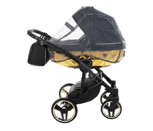 Junama Mirror Col.02 Black gold Bērnu rati 2in1