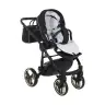 Junama Mirror Col.02 Black gold Bērnu rati 2in1