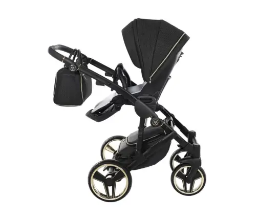 Junama Mirror Col.02 Black gold Детская коляска 3 в 1