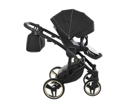 Junama Mirror Col.02 Black gold Детская коляска 3 в 1