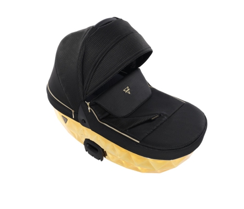 Junama Mirror Col.02 Black gold Bērnu rati 3in1