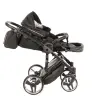 Junama Mirror Col.03 Black silver Bērnu rati 2in1