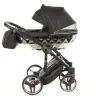 Junama Mirror Col.03 Black silver Bērnu rati 2in1