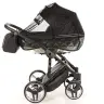 Junama Mirror Col.03 Black silver Bērnu rati 2in1