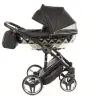 Junama Mirror Col.03 Black silver Bērnu rati 3in1