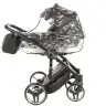Junama Mirror Col.03 Black silver Bērnu rati 3in1