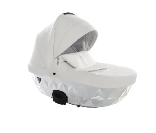 Junama Mirror Col.04 White silver Детская коляска 3 в 1