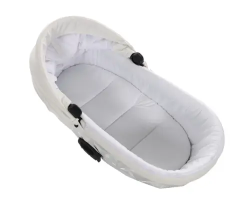 Junama Mirror Col.04 White silver Детская коляска 3 в 1