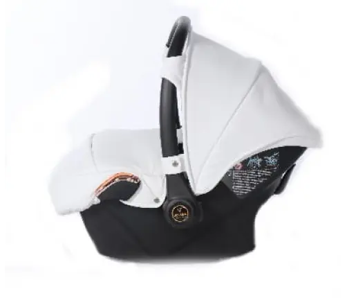 Junama Mirror Col.05 White rose gold Bērnu rati 3in1
