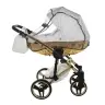 Junama Mirror Col.06 White gold Bērnu rati 3in1