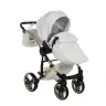 Junama Mirror Col.06 White gold Bērnu rati 3in1