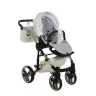 Junama Mirror Col.06 White gold Bērnu rati 3in1