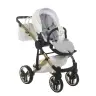 Junama Mirror Satin Col.06 White gold Детская коляска 2 в 1