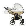 Junama Mirror Satin Duo 06 White Gold Dvīņu rati 2in1