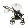 Junama Mirror Satin Duo 06 White Gold Dvīņu rati 2in1