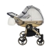 Junama Mirror Satin Duo 06 White Gold Dvīņu rati 3in1