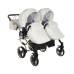 Junama Mirror Satin Duo 06 White Gold Dvīņu rati 3in1