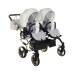 Junama Mirror Satin Duo 06 White Gold Dvīņu rati 3in1