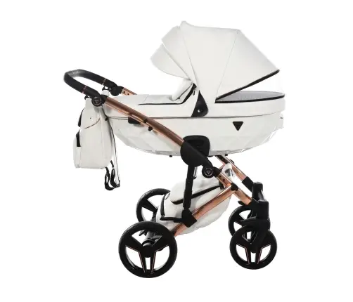 Junama S-Class 01 White Bērnu rati 2in1