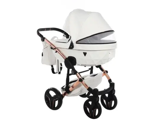 Junama S-Class 01 White Bērnu rati 2in1