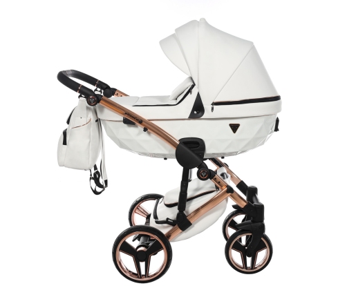 Junama S-Class 01 White Bērnu rati 3in1