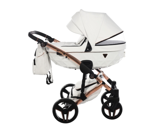 Junama S-Class 01 White Bērnu rati 3in1