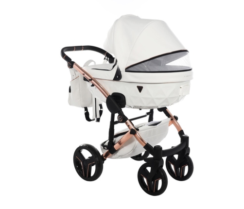 Junama S-Class 01 White Bērnu rati 3in1