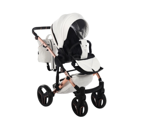 Junama S-Class 01 White Bērnu rati 3in1