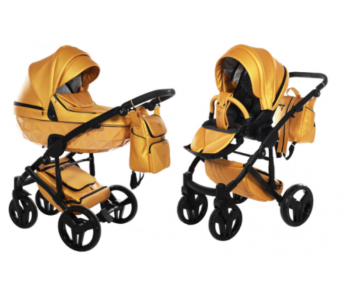 Junama S-Class 03 Yellow Bērnu rati 2in1
