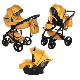 Junama S-Class 03 Yellow Bērnu rati 3in1