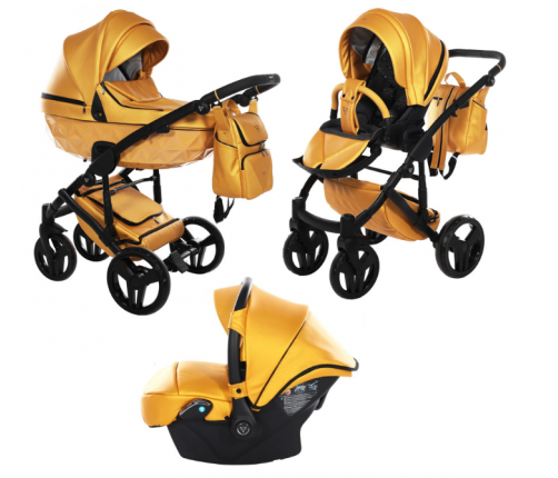 Junama S-Class 03 Yellow Bērnu rati 3in1