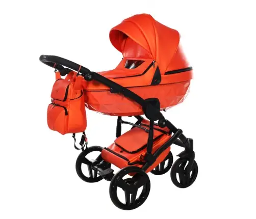 Junama S-Class 04 Orange Bērnu rati 2in1