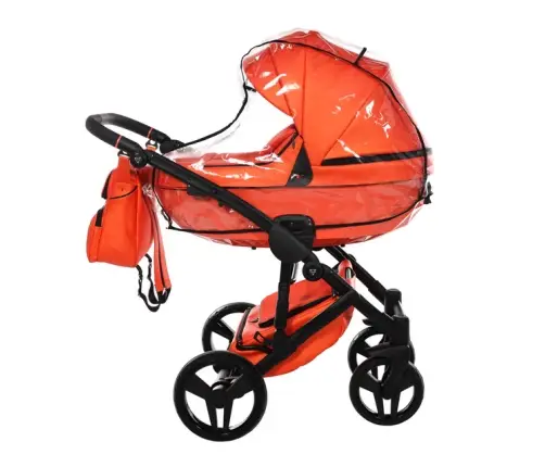 Junama S-Class 04 Orange Bērnu rati 2in1