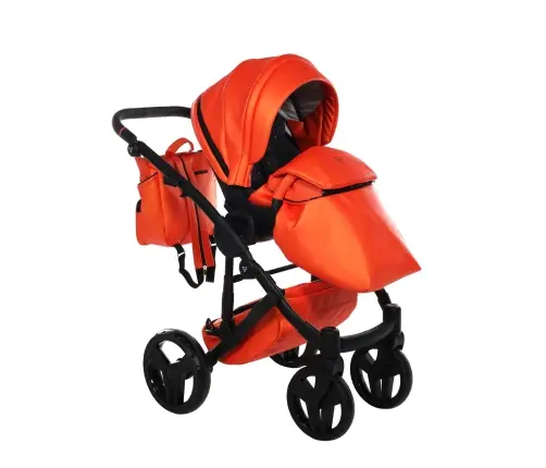 Junama S-Class 04 Orange Bērnu rati 2in1