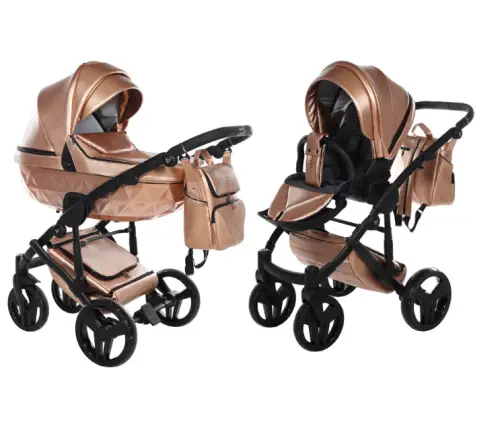Junama S-Class 05 Rose gold Bērnu rati 2in1