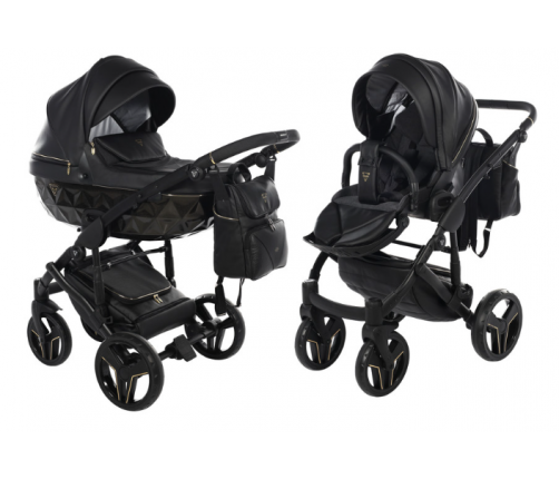 Junama S-Class 07 Black Bērnu rati 2in1