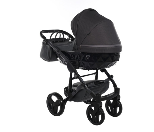 Junama Saphire Col.02 Black Bērnu rati 2in1