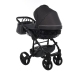 Junama Saphire Col.02 Black Bērnu rati 2in1