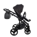 Junama Saphire Col.02 Black Bērnu rati 2in1