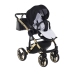 Junama Saphire Col.03 Black gold Детская коляска 2 в 1
